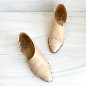 Beast Fashion Freya Beige Cut Out Flats